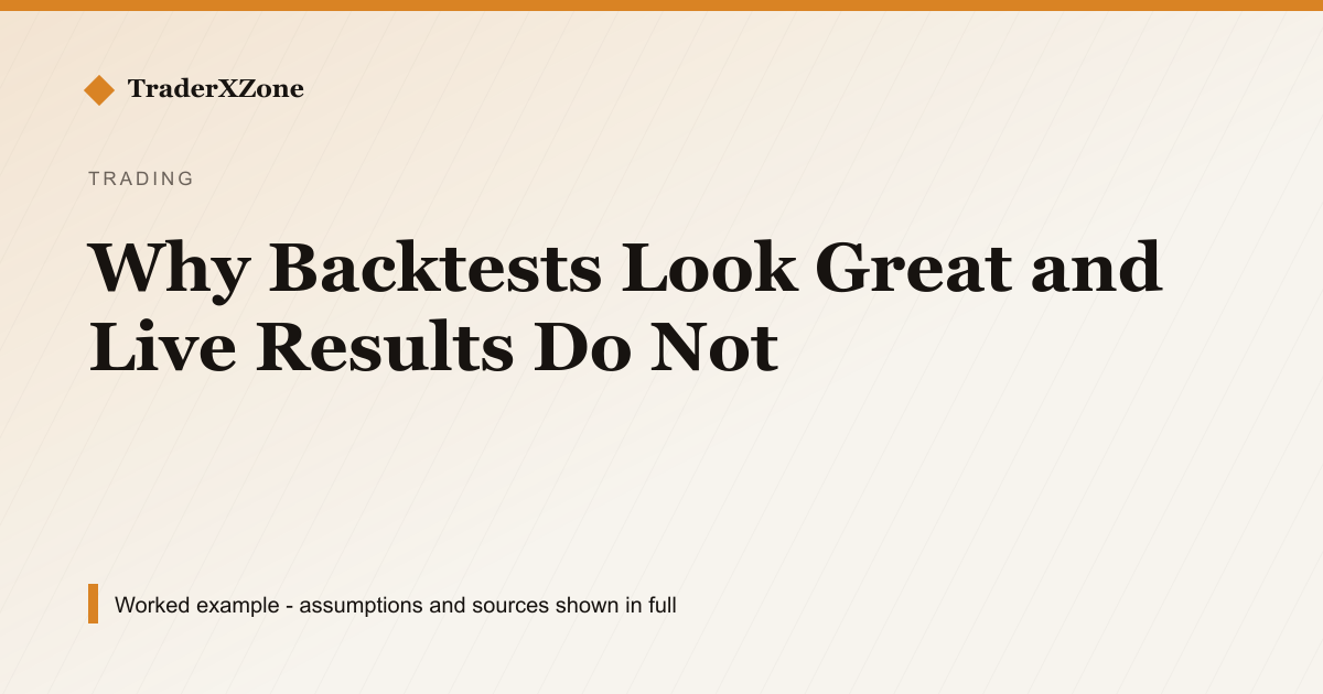 Why Backtests Look Great and Live Results Do Not