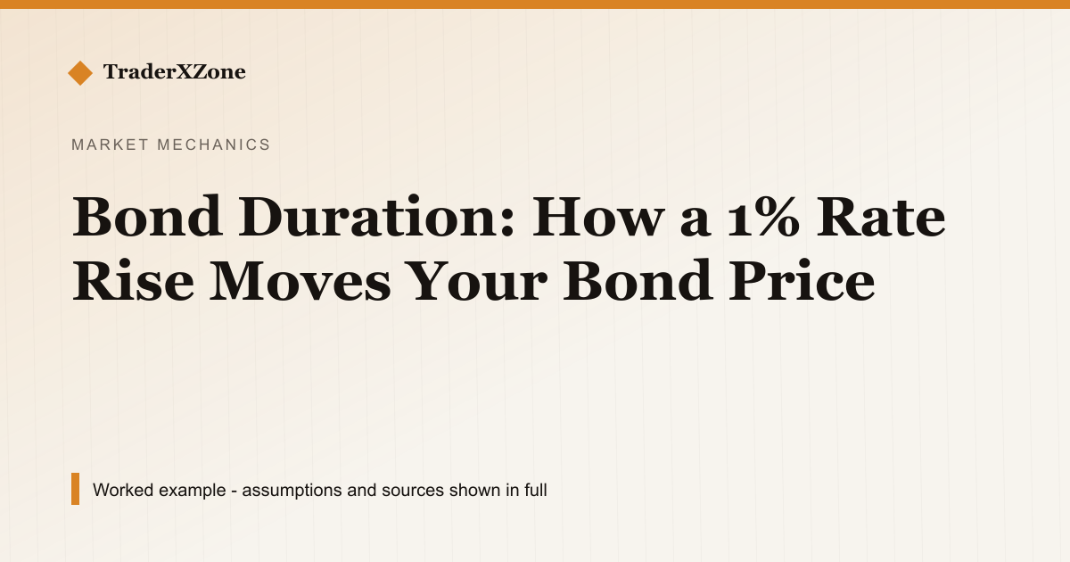 Bond Duration: How a 1% Rate Rise Moves Your Bond Price