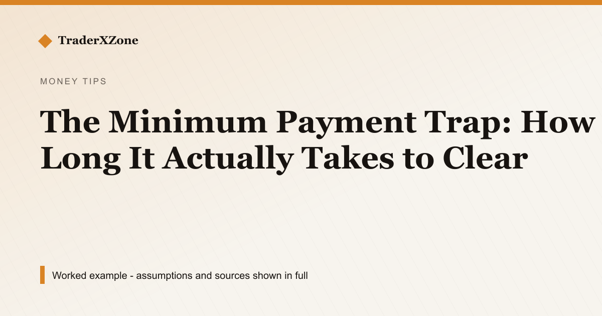 The Minimum Payment Trap: How Long It Actually Takes to Clear