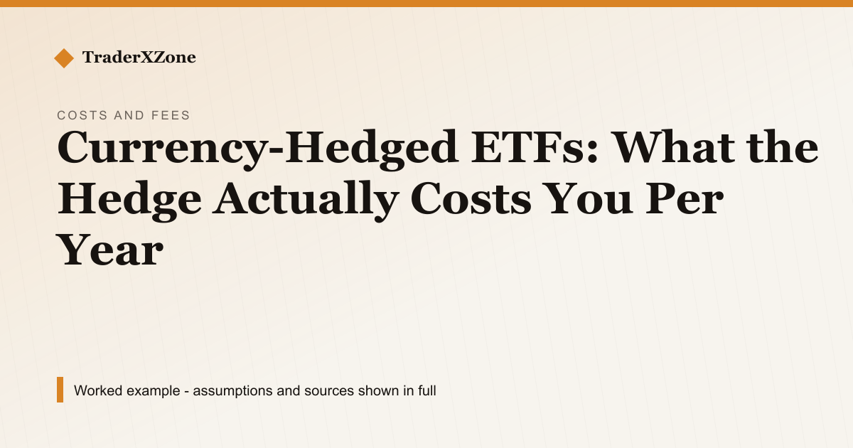 Currency-Hedged ETFs: What the Hedge Actually Costs You Per Year