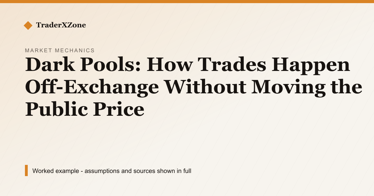 Dark Pools: Why Your 50,000-Share Order Hides