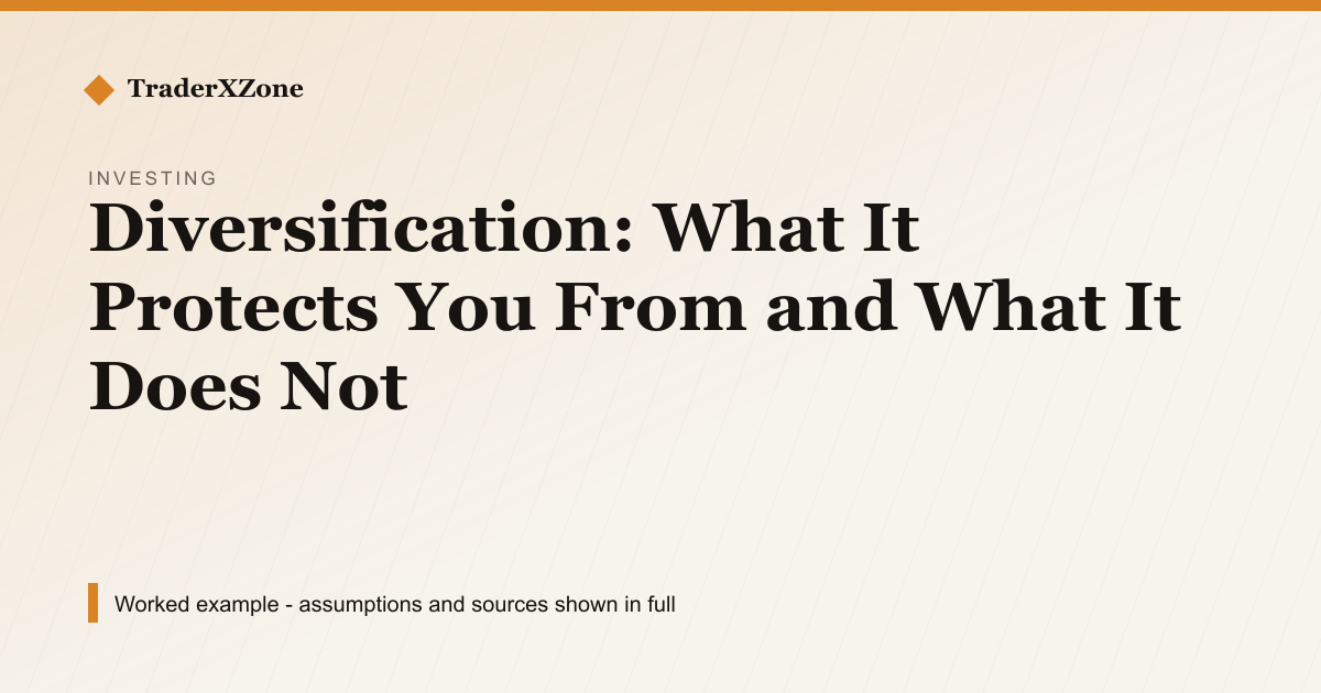 Diversification: What It Protects You From and What It Does Not