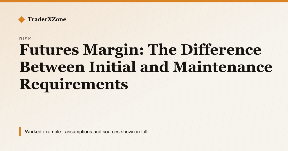 Futures Margin: The Difference Between Initial and Maintenance Requirements