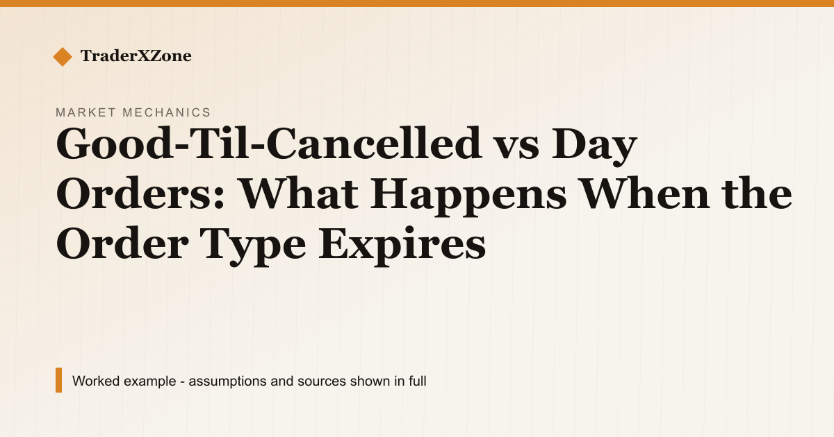 Good-Til-Cancelled vs Day Orders: What Happens When the Order Type Expires