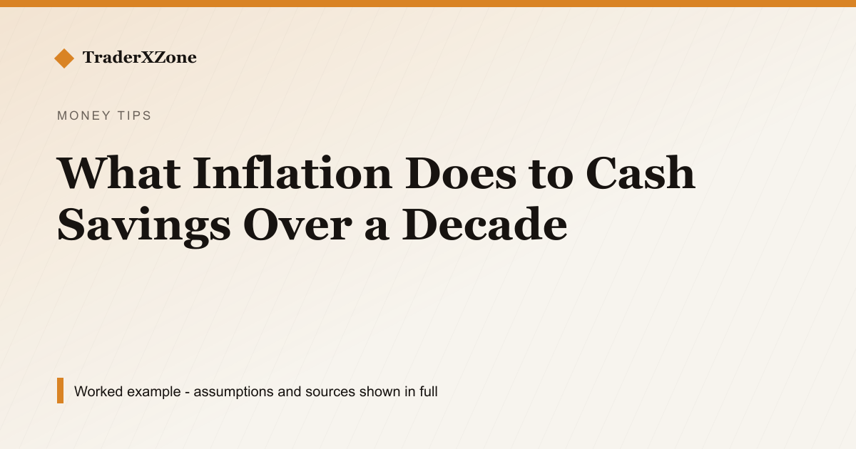What Inflation Does to Cash Savings Over a Decade