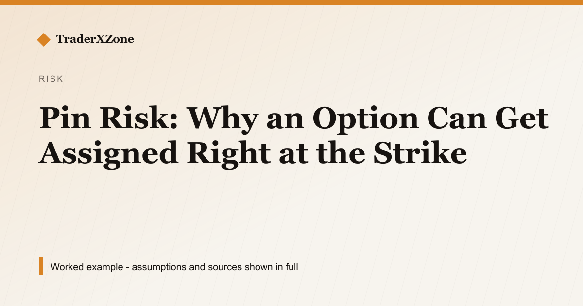Pin Risk: Why an Option Can Get Assigned Right at the Strike