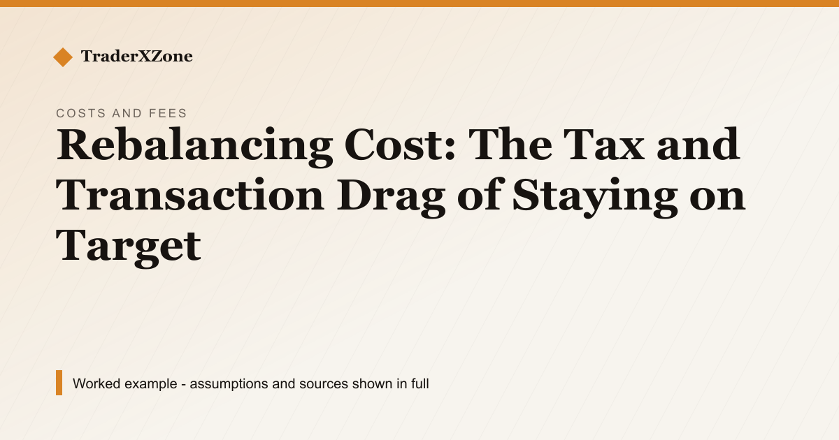 Rebalancing Cost: The Tax and Transaction Drag of Staying on Target