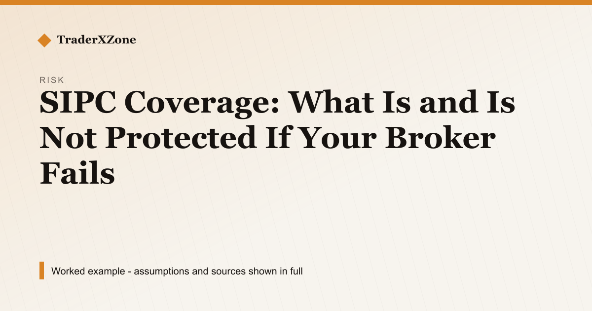 SIPC Coverage: What Is and Is Not Protected If Your Broker Fails