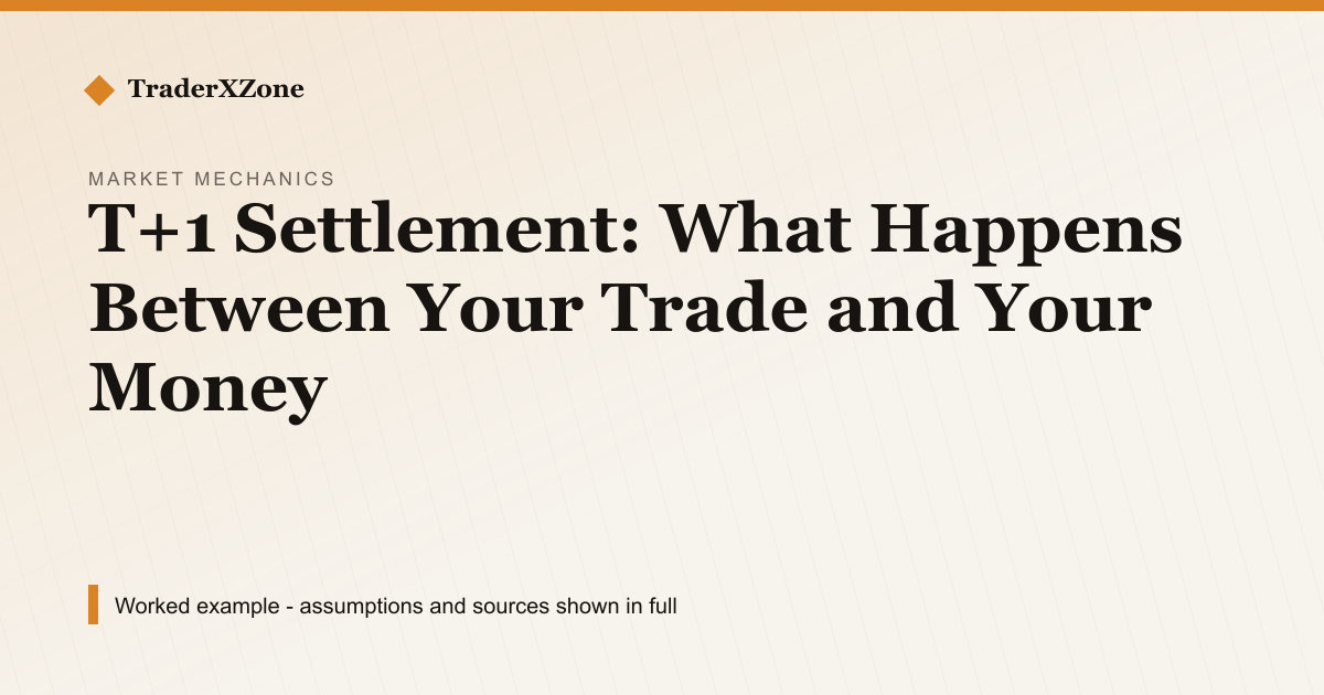 T+1 Settlement: What Happens Between Your Trade and Your Money