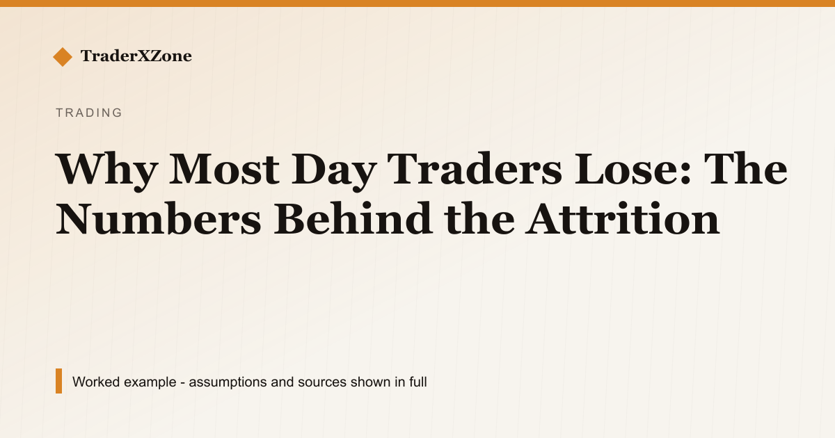 Why Most Day Traders Lose: The Numbers Behind the Attrition